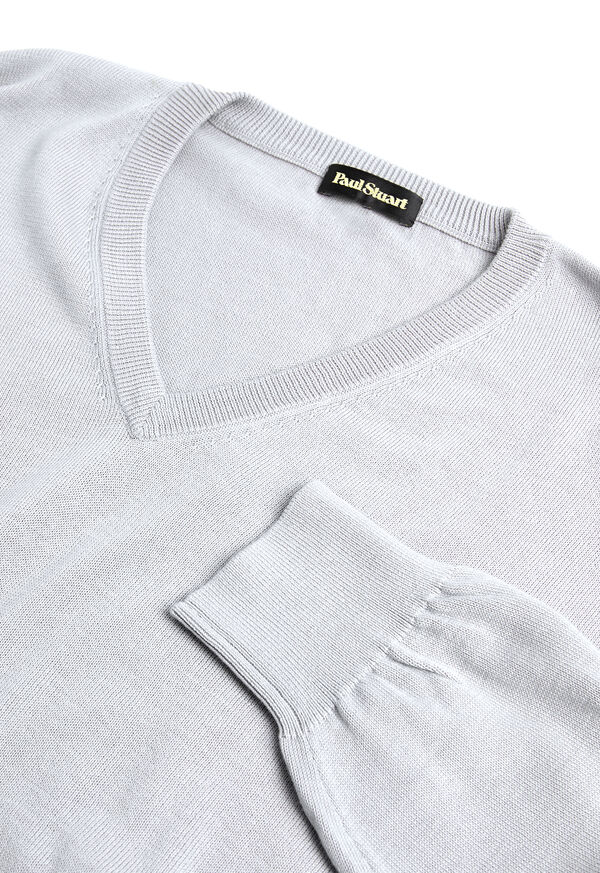 Paul Stuart Pima Cotton V-Neck Sweater, image 9