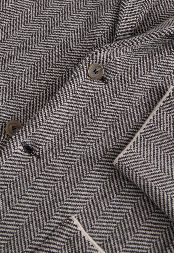 Paul Stuart Knitted Herringbone Jacket, image 2