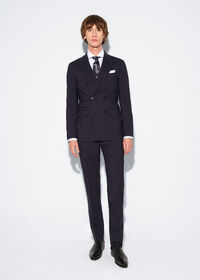 Paul Stuart All Year Wool Double Breasted Stripe Suit, thumbnail 2