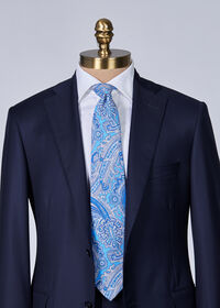 Paul Stuart Silk Twill Paisley Print Tie, thumbnail 3