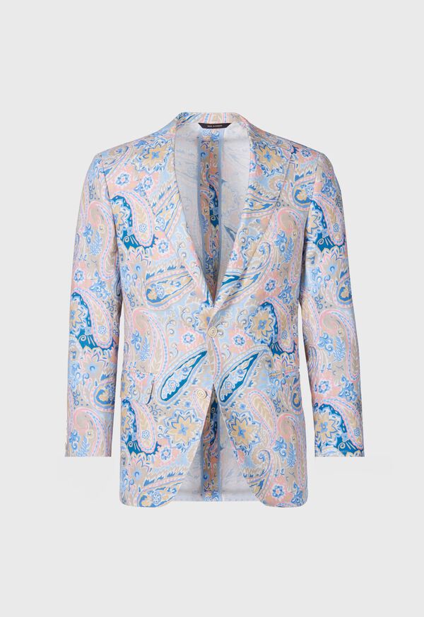 Paul Stuart Printed Floral Linen Jacket, image 1