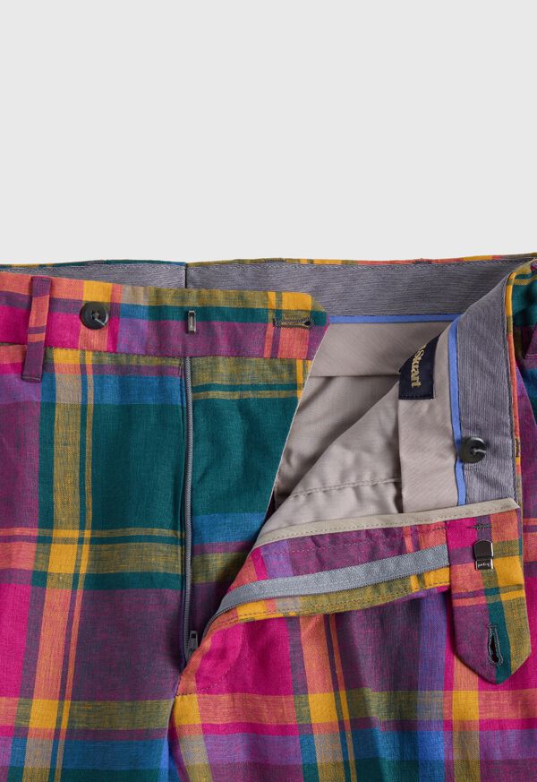Paul Stuart Linen Plaid Dress Trouser, image 2