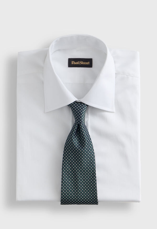 Paul Stuart Woven Silk Micro Jacquard Tie, image 2