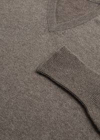 Paul Stuart Classic Cashmere V-Neck Sweater, thumbnail 2