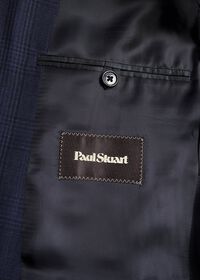 Paul Stuart Navy Plaid Sport Jacket, thumbnail 3