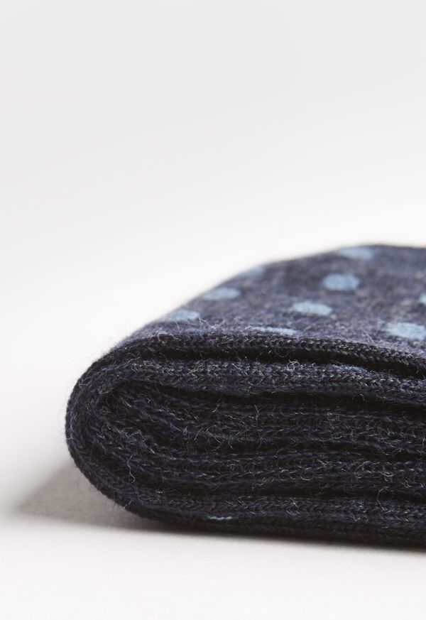 Paul Stuart Wool Blend Ombre Dot Socks, image 2