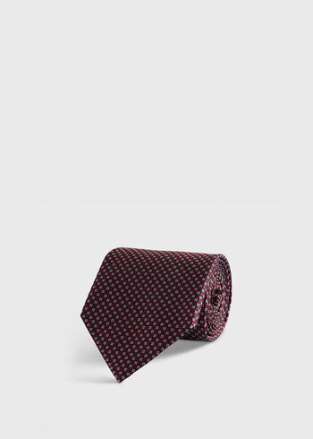 Paul Stuart Woven Silk Micro Jacquard Tie
