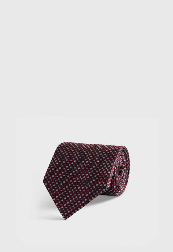 Paul Stuart Woven Silk Micro Jacquard Tie, image 1
