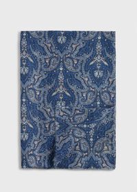 Paul Stuart Cotton & Linen Paisley Print Scarf, thumbnail 1