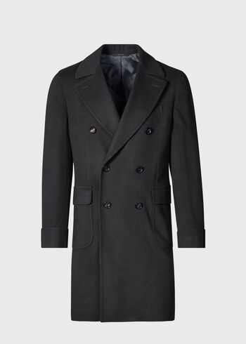 Paul Stuart Wool & Cashmere Double Breasted Coat
