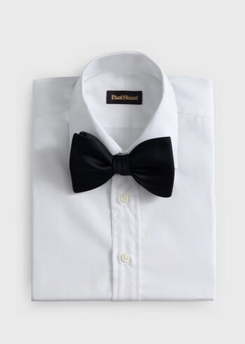 Paul Stuart Woven Silk Grosgrain Bowtie