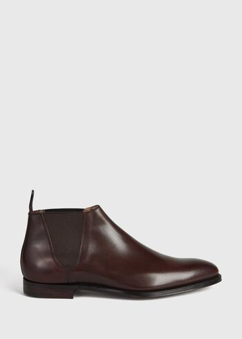 Paul Stuart Leather Half Chelsea Boot
