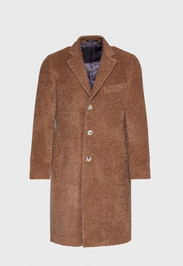 Paul Stuart Camel Long Hair Overcoat, image 1