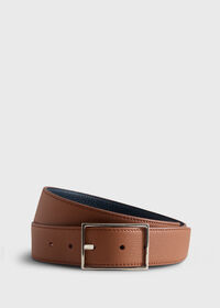 Paul Stuart Grained Taurillon Leather Belt, thumbnail 1