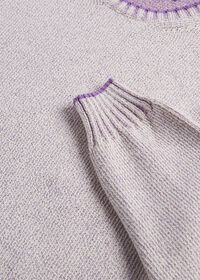 Paul Stuart Cotton Mouliné Crewneck Sweater, thumbnail 2
