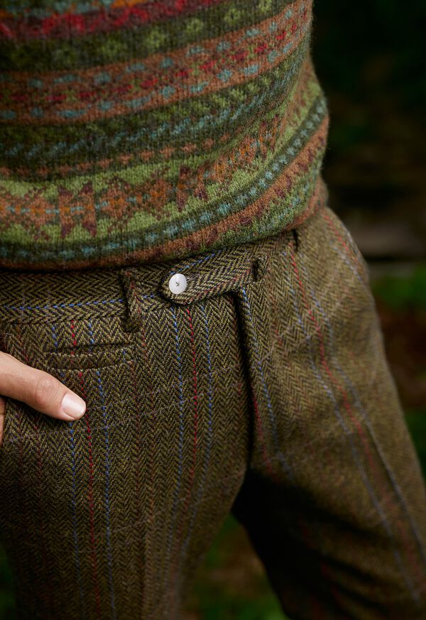Paul Stuart Shetland Wool Tweed Trouser, image 4