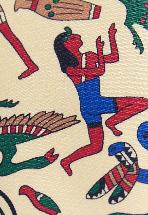 Paul Stuart Printed Silk Tie, image 3