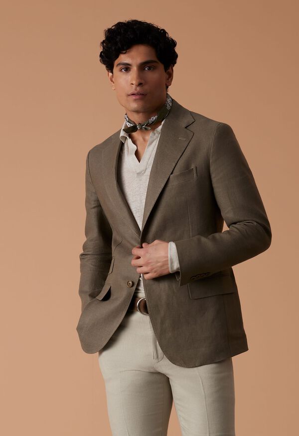Paul Stuart Linen Solid Sport Jacket, image 2