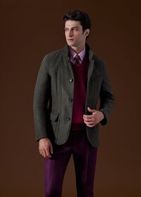 Paul Stuart Loden Vested Knit Jacket, thumbnail 2