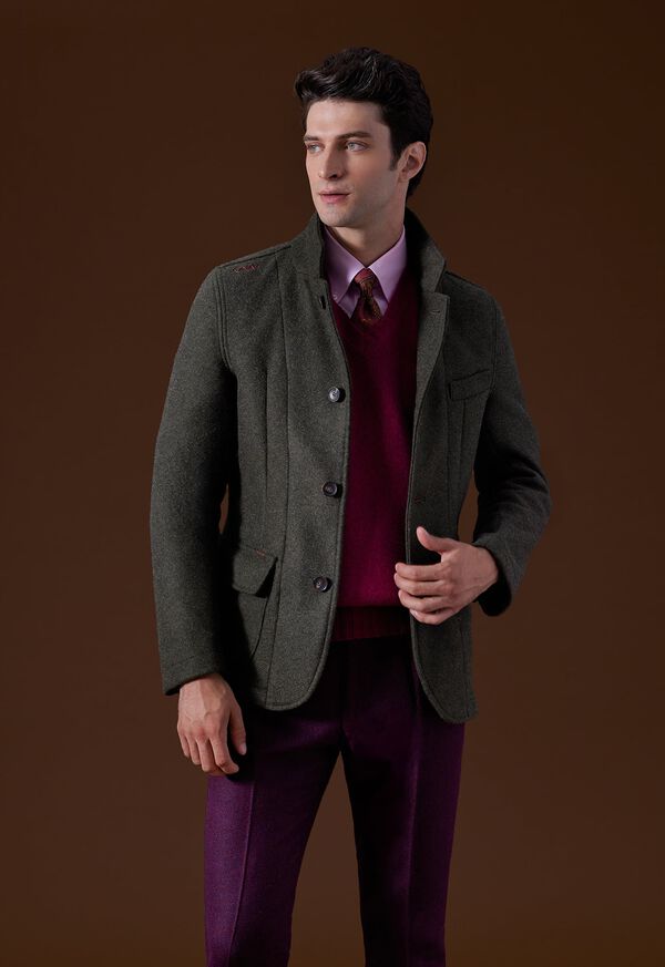 Paul Stuart Loden Vested Knit Jacket, image 2