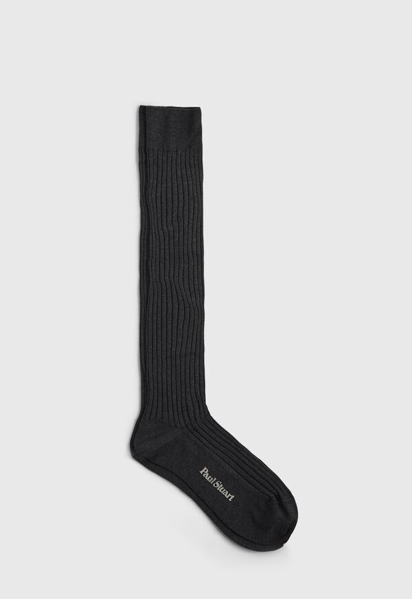 Paul Stuart Cotton Ribbed Sock, image 1