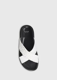 Paul Stuart Palau Woven Leather Slide, thumbnail 5