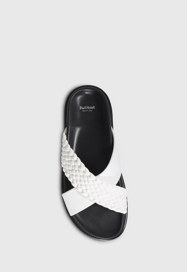 Paul Stuart Palau Woven Leather Slide, image 5