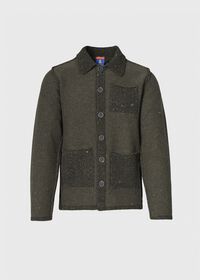 Paul Stuart Reversed Tweed Sweater Jacket, thumbnail 1