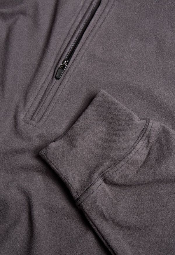 Paul Stuart Micro Fleece Quarter Zip Pullover, image 2