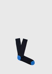 Paul Stuart Cotton Contrast Toe and Heel Socks, thumbnail 1