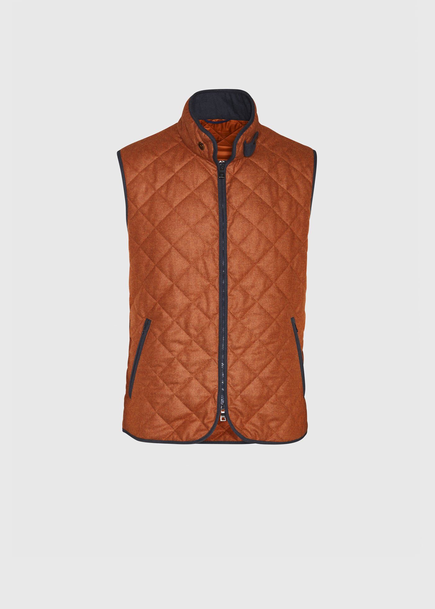 wool quilted vest