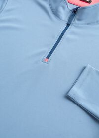 Paul Stuart Quarter Zip Performance Pullover, thumbnail 2
