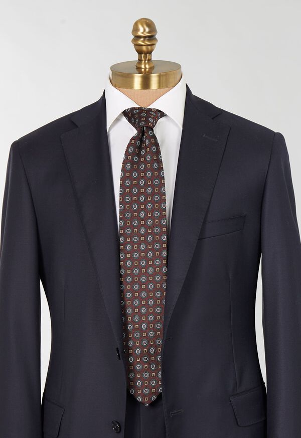 Paul Stuart Woven Silk Small Medallion Tie, image 2