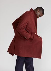 Paul Stuart Single Breasted Overcoat, thumbnail 2