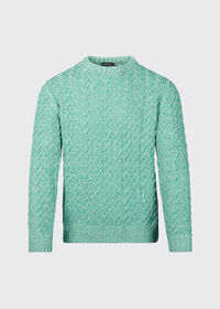 Paul Stuart Cotton Cable Crewneck Sweater, thumbnail 1