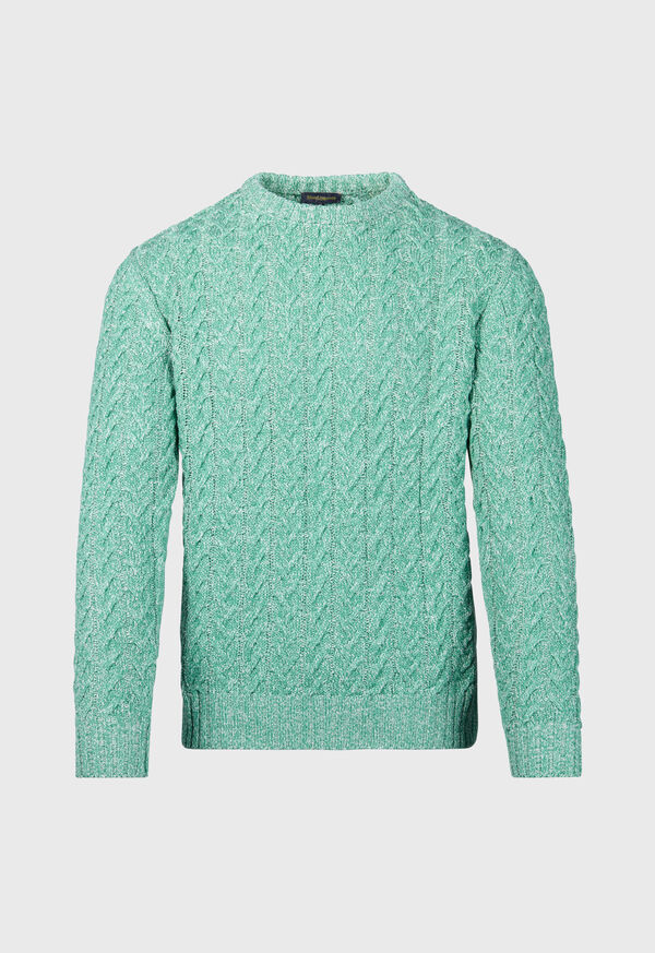 Paul Stuart Cotton Cable Crewneck Sweater, image 1