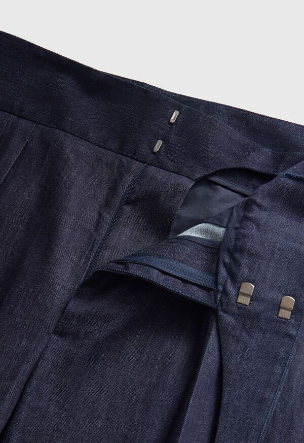 Paul Stuart Pleated Denim Gurkha Pant, image 3