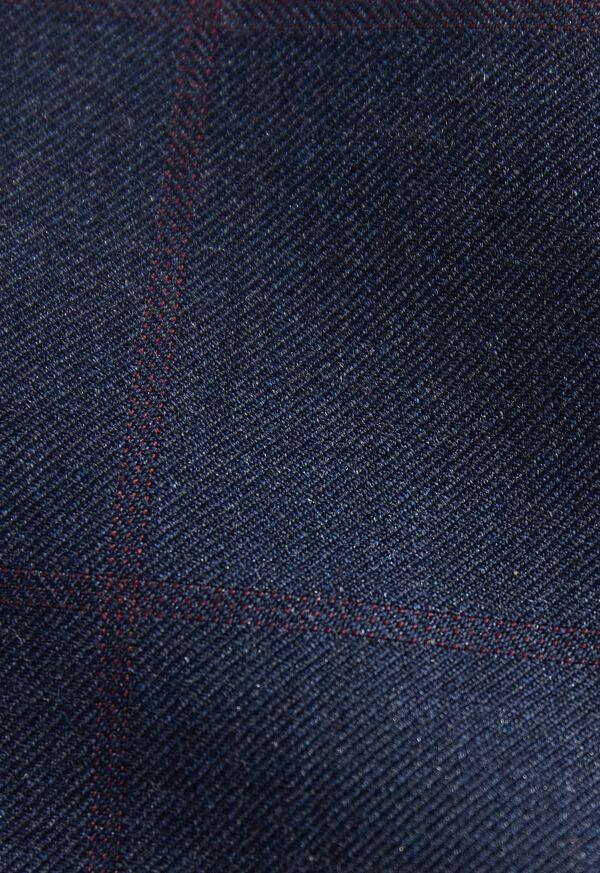 Paul Stuart All Year Wool Windowpane Suit, image 8