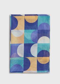 Paul Stuart Cotton & Linen Abstract Print Scarf, thumbnail 2