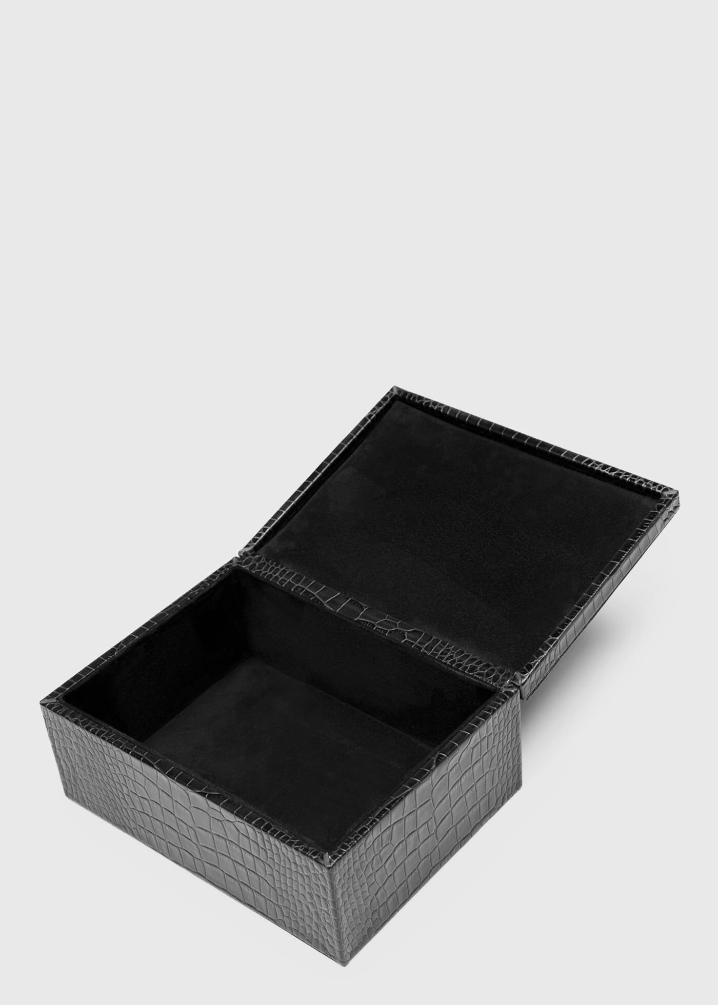 Embossed Leather Jewelry Box