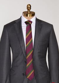 Paul Stuart Tricolor Stripe Tie, thumbnail 2