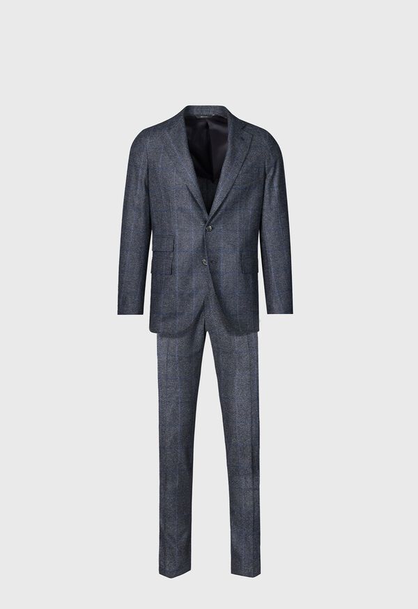 Paul Stuart Wool Deco Windowpane Suit, image 1