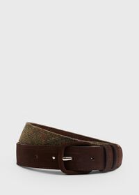Paul Stuart Harris Tweed Belt with Suede Tip, thumbnail 1