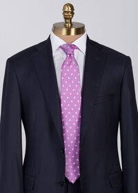 Paul Stuart Woven Silk Jacquard Tossed Pine Tie, thumbnail 2