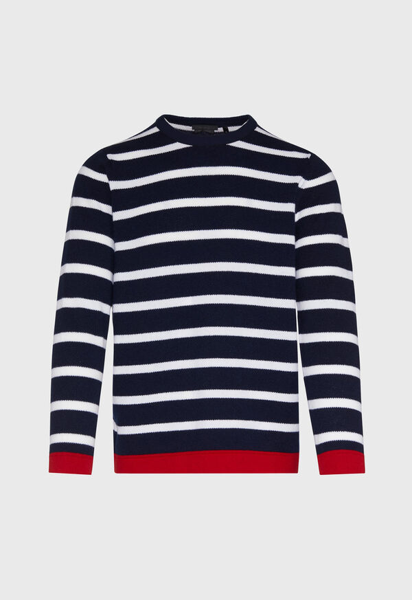 Paul Stuart Cashmere Stripe Sweater