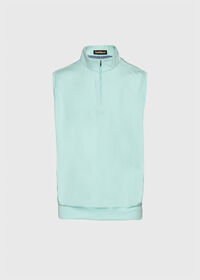 Paul Stuart 1/4 Zip Heathered Vest, thumbnail 1