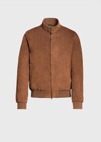 Paul Stuart Suede Blouson Jacket, thumbnail 1