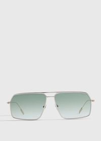 Paul Stuart ZEGNA Shiny Light Gold Sunglasses, thumbnail 1