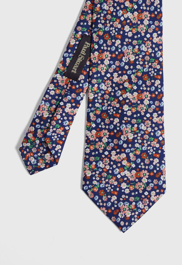 Paul Stuart Allover Floral Tie, image 1