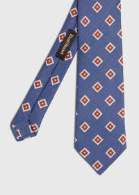 Paul Stuart Silk And Linen Medallion Tie, thumbnail 1